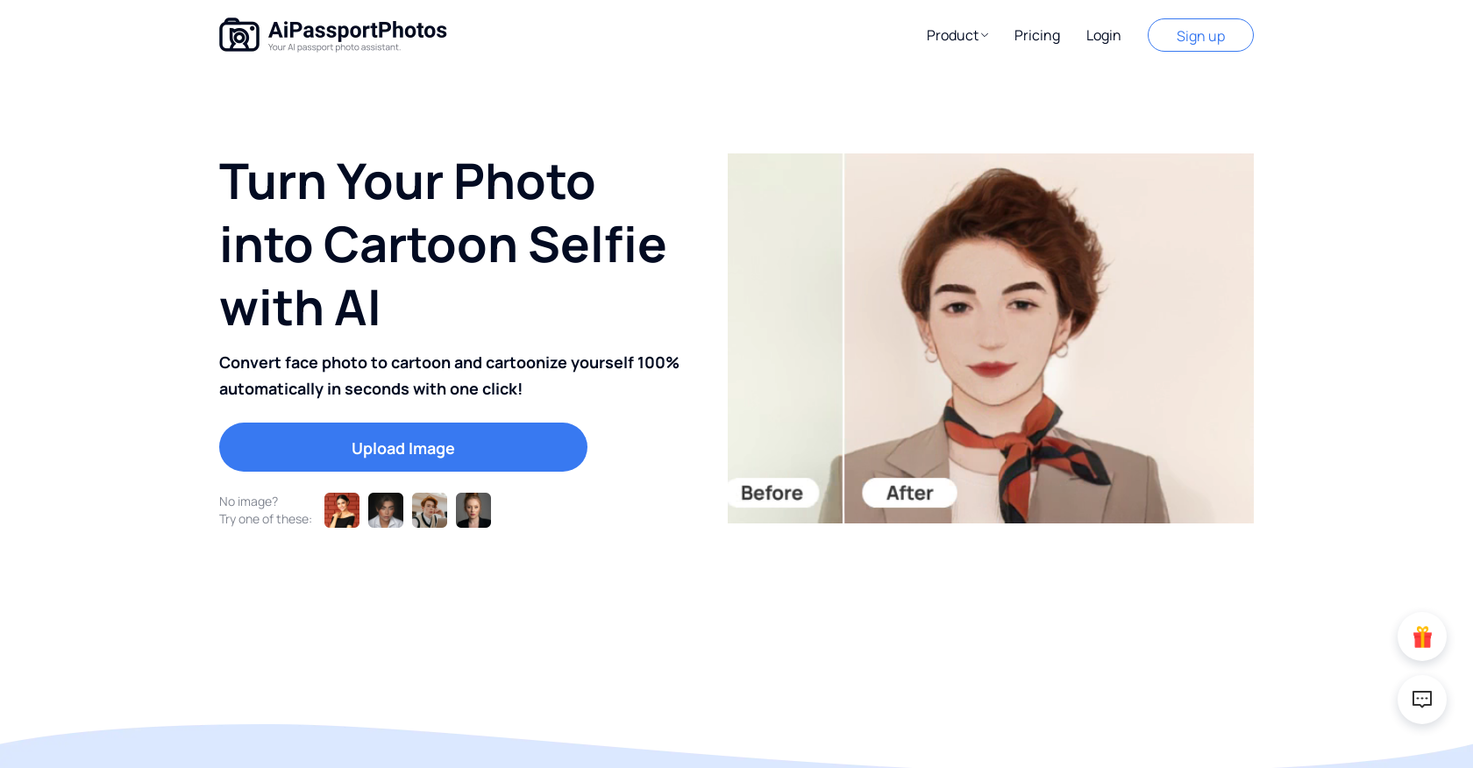 Cartoon Selfie screenshot