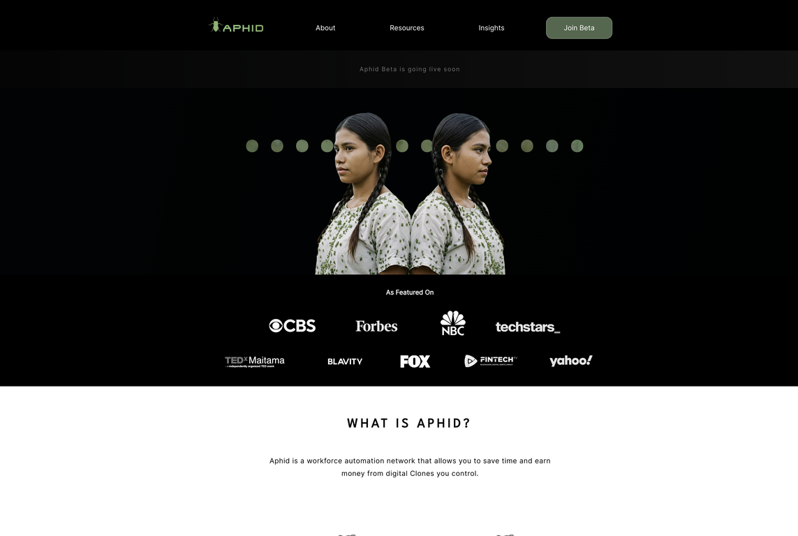 Aphid screenshot