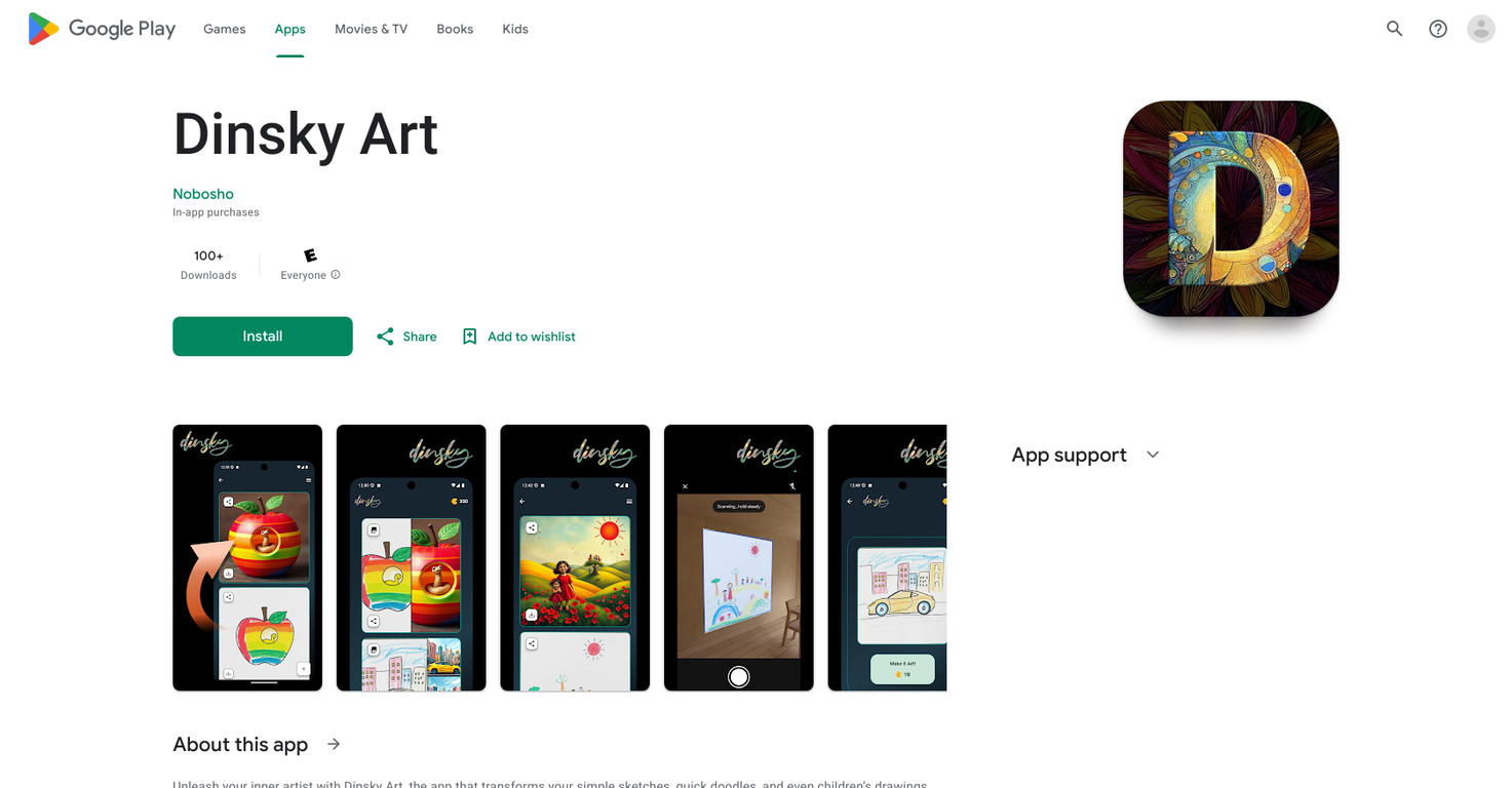 Dinsky Art screenshot