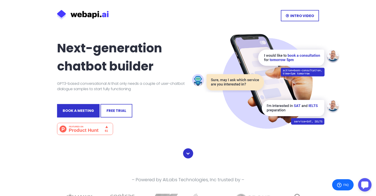 Webapi.ai 2.0 screenshot