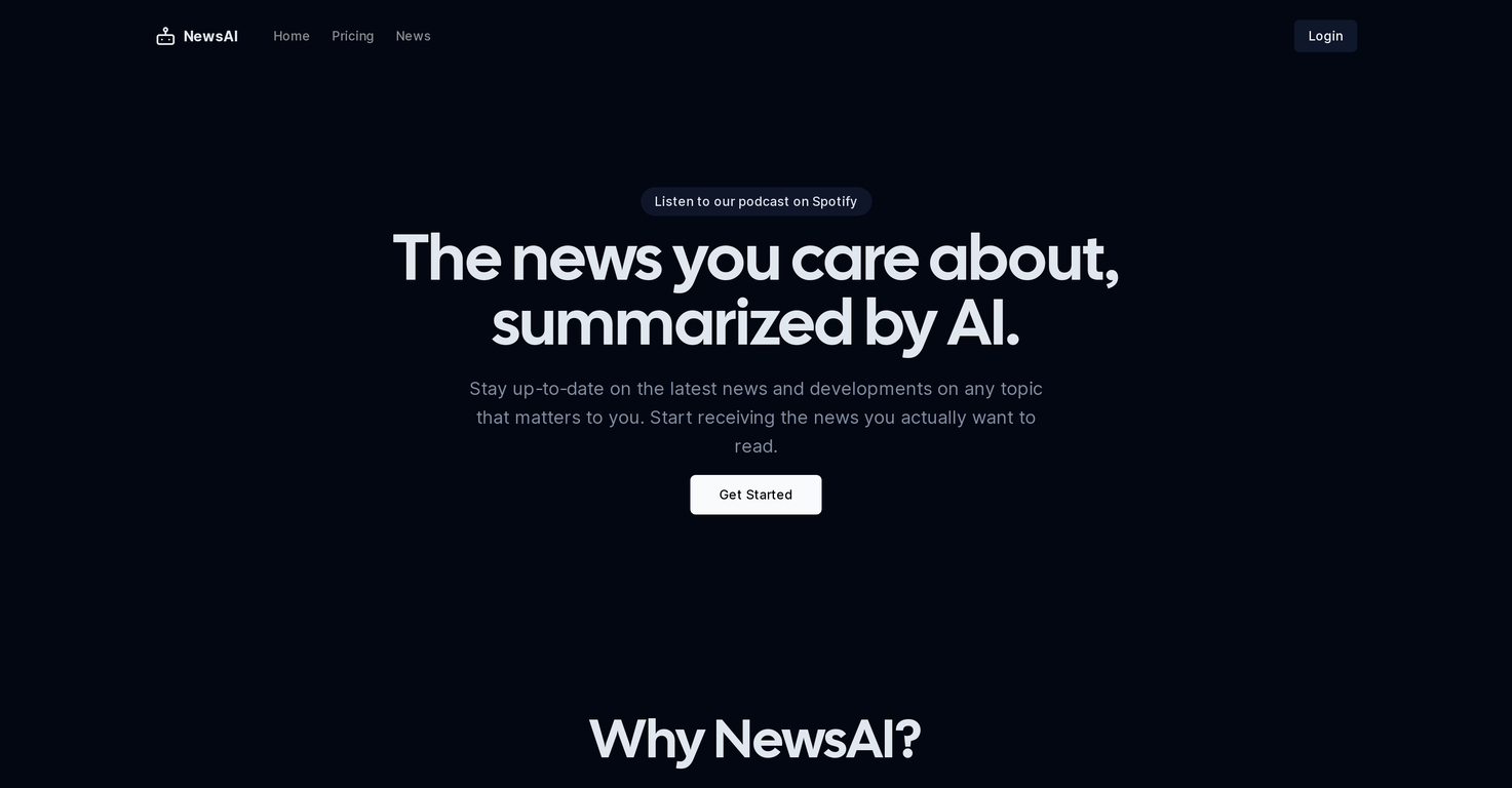 NewsAI.me screenshot