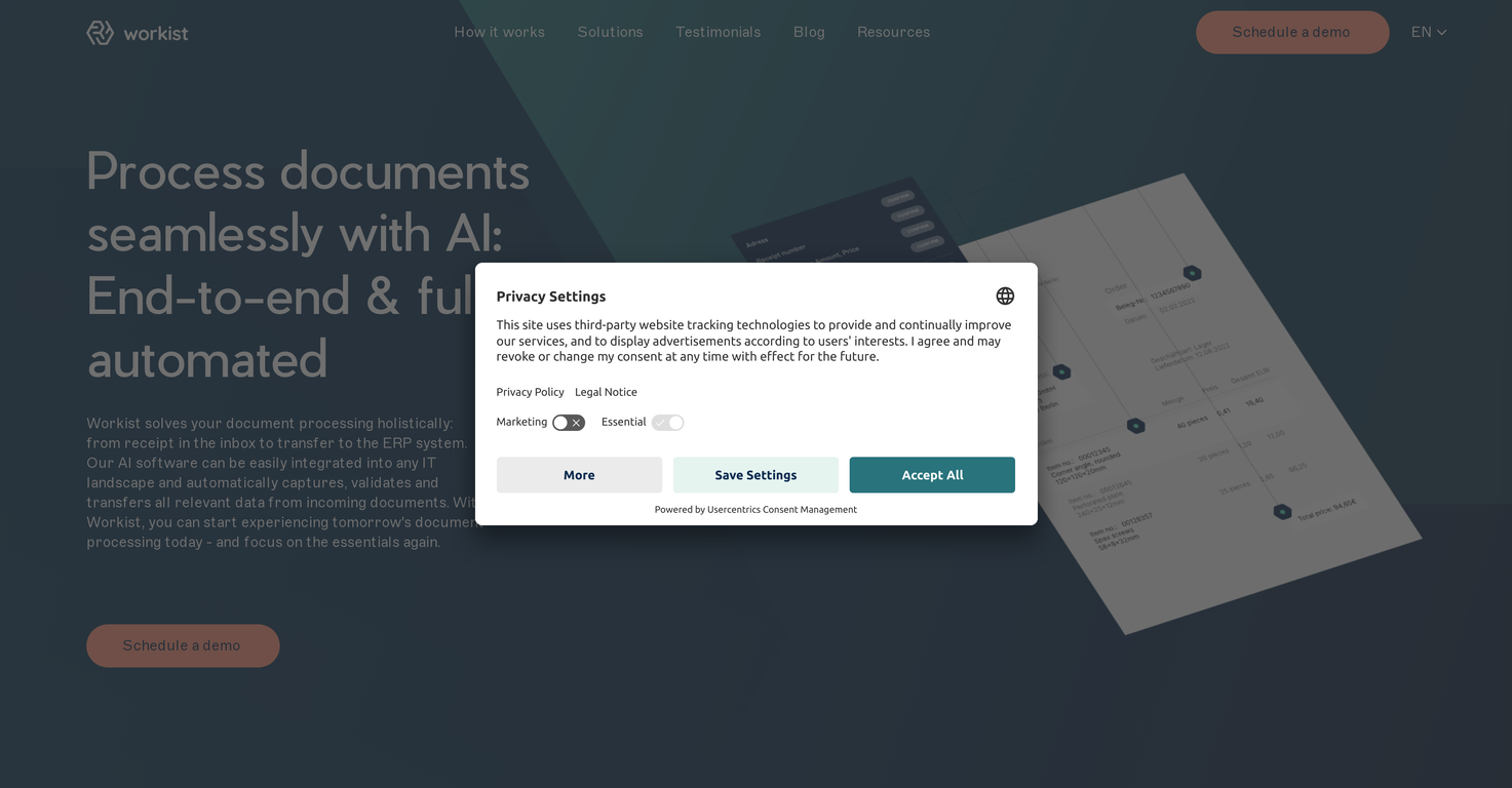 Workist screenshot