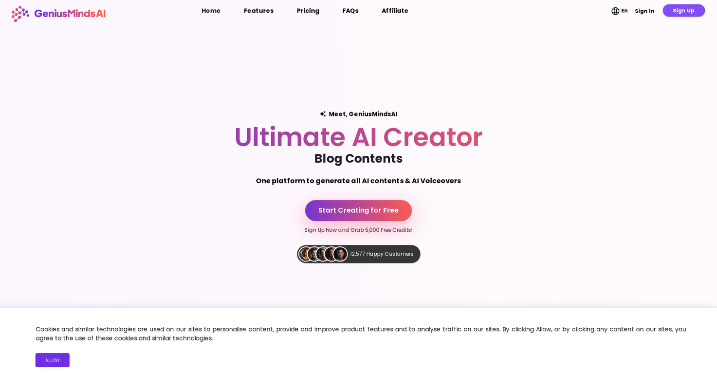 GeniusMindsAI screenshot