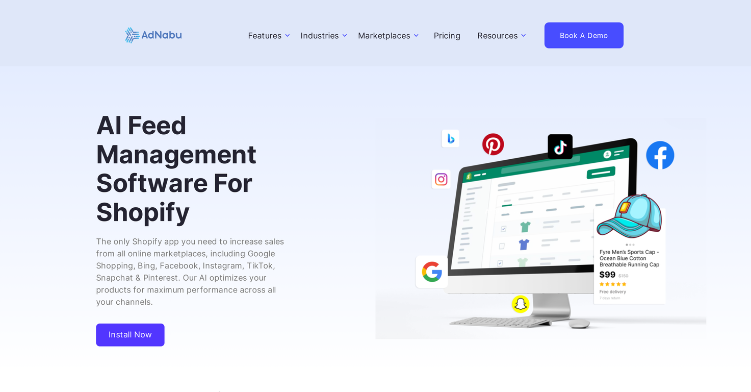 AdNabu screenshot