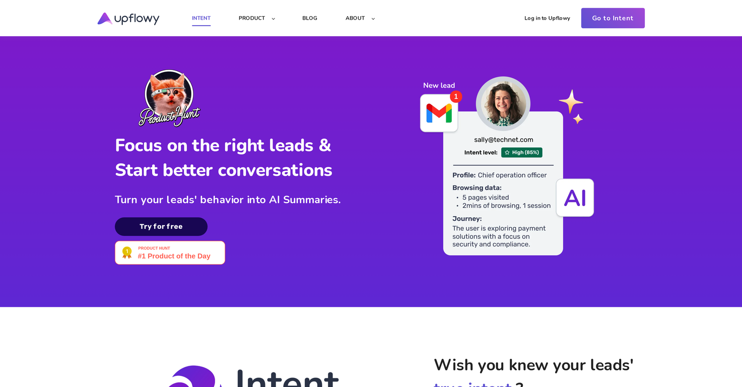 Upflowy screenshot
