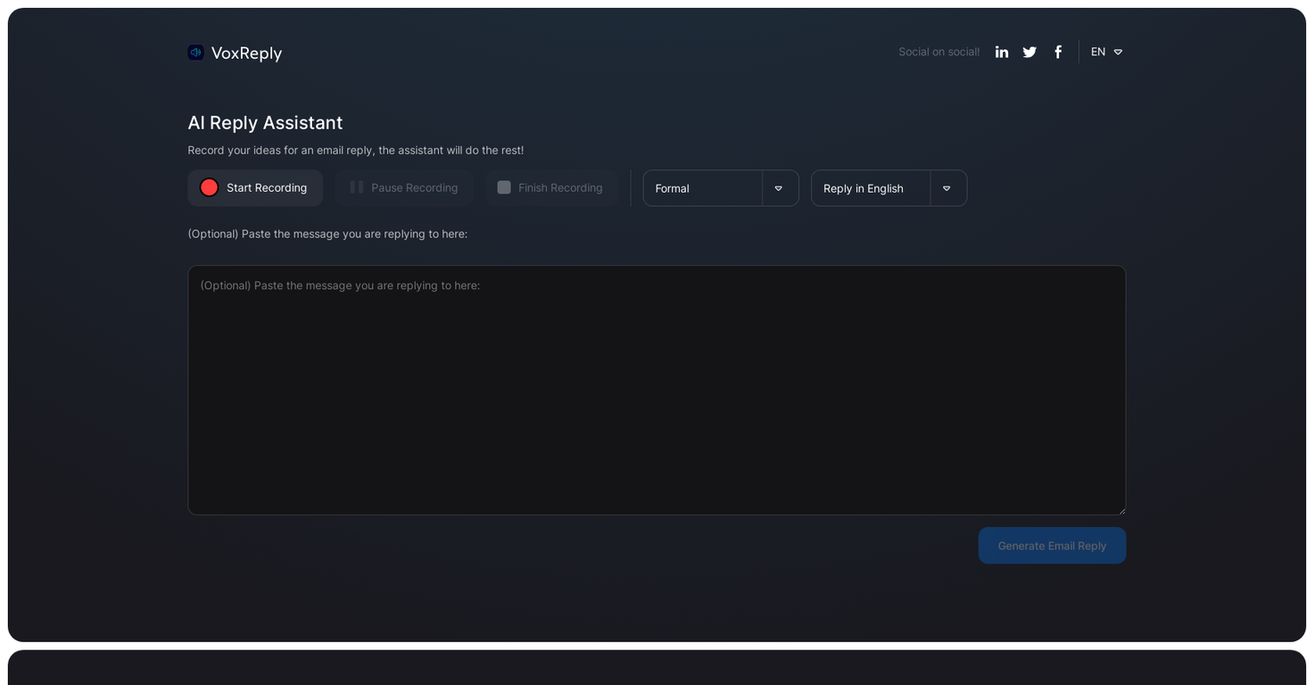 VoxReplay screenshot