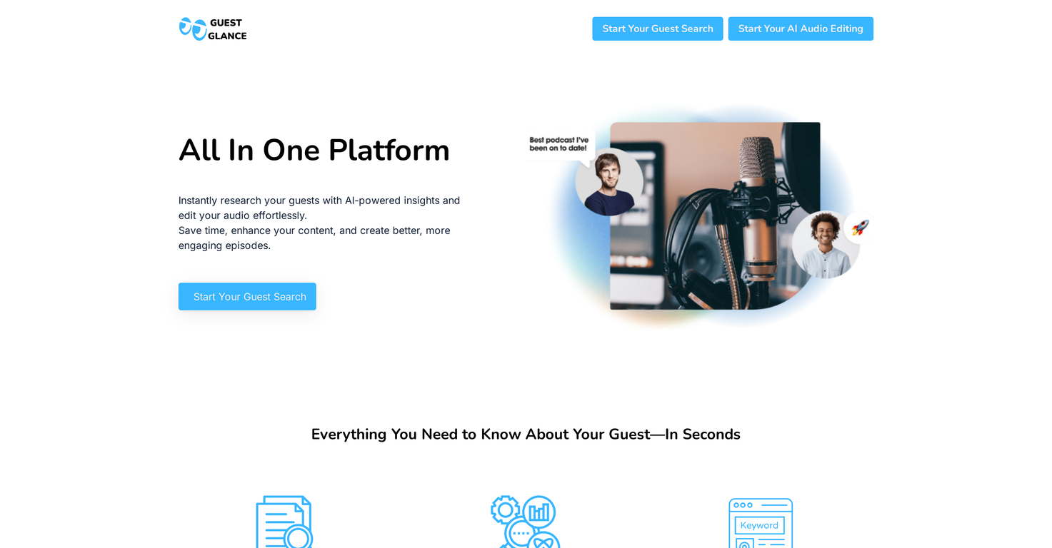Guest Glance screenshot