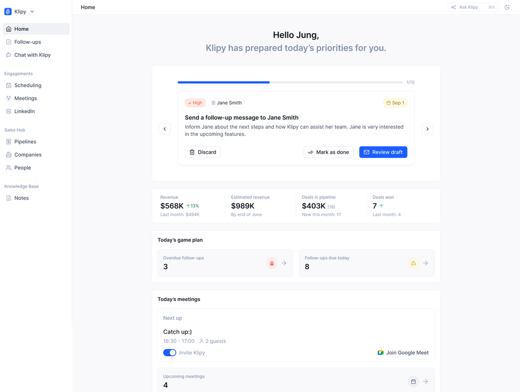 Klipy screenshot