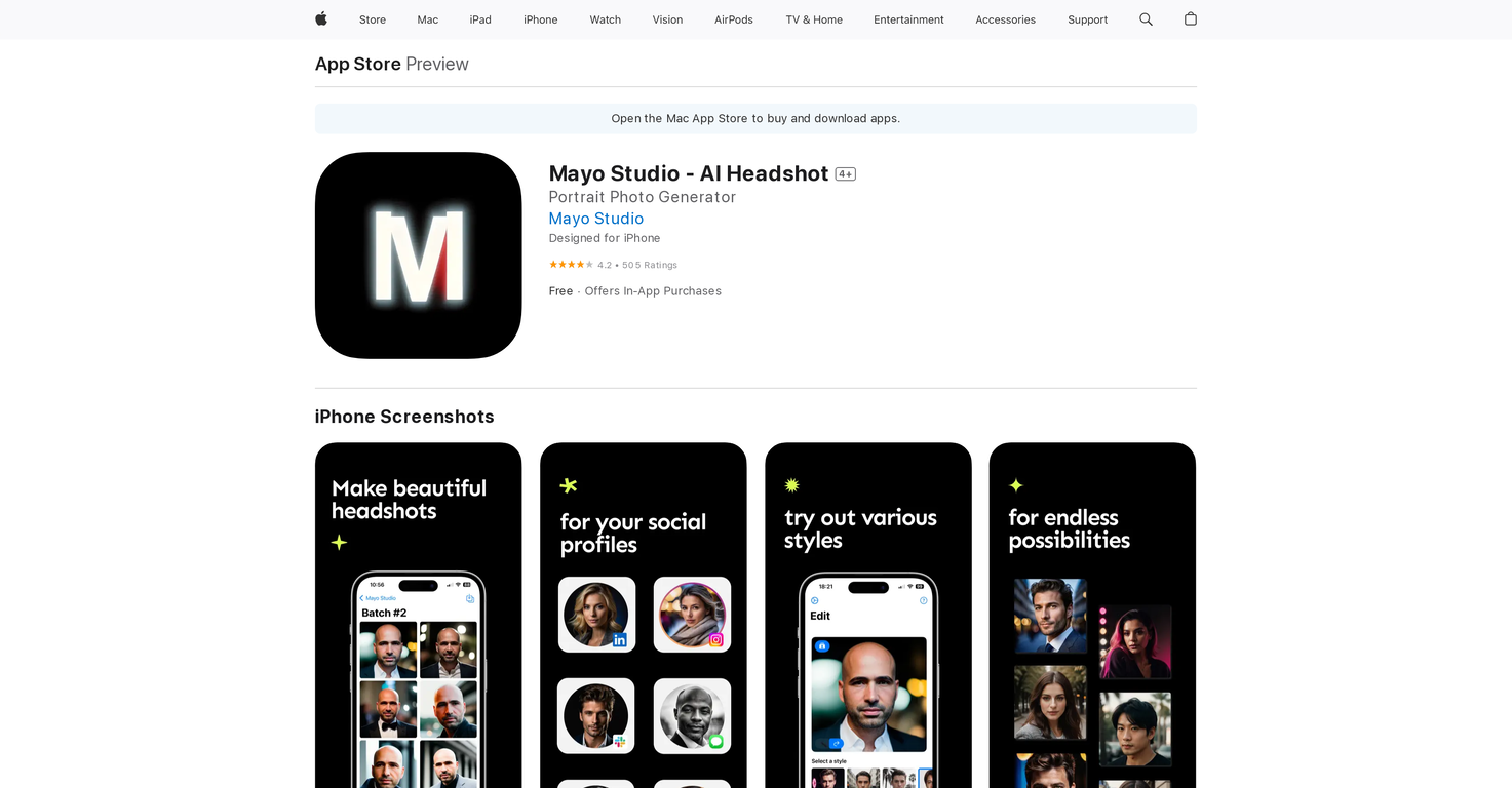 Mayo Studio screenshot