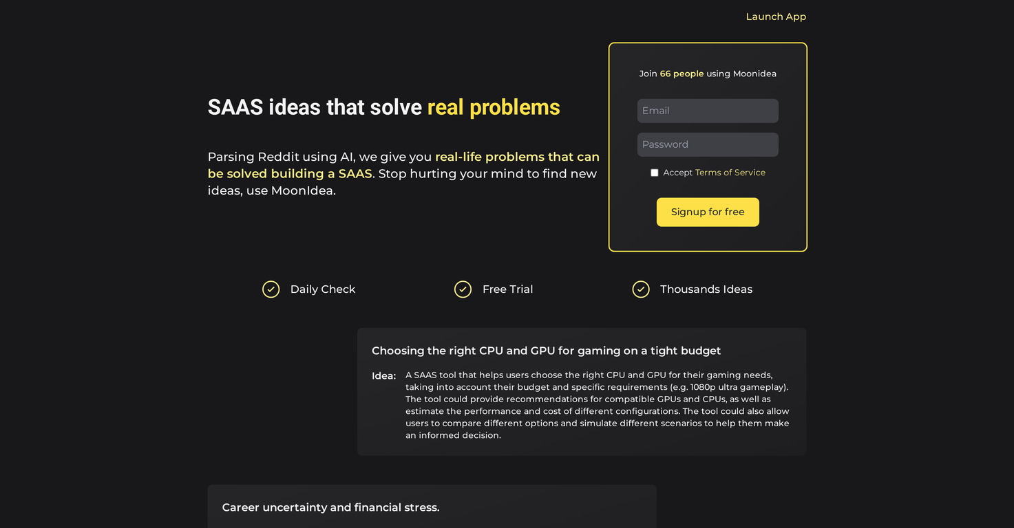 MoonIdea screenshot