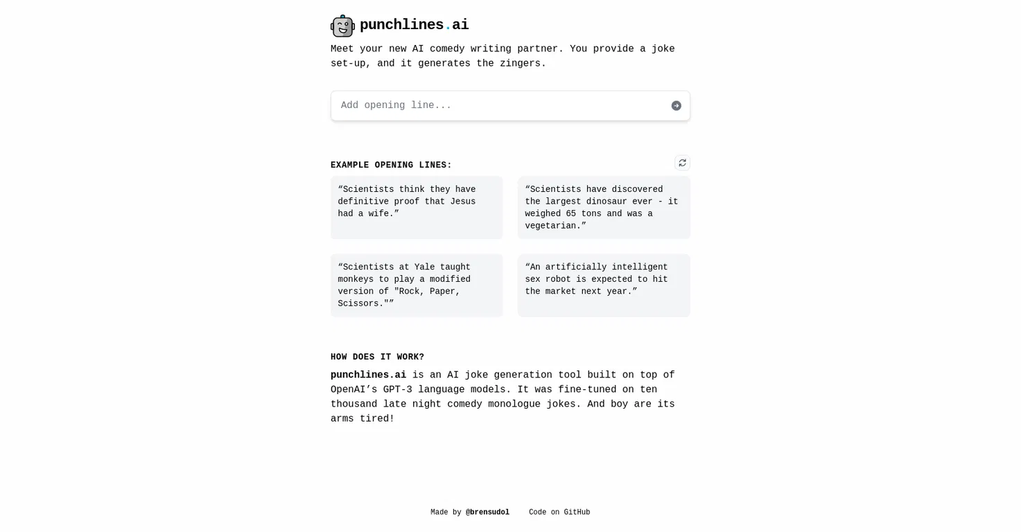 Punchlines screenshot