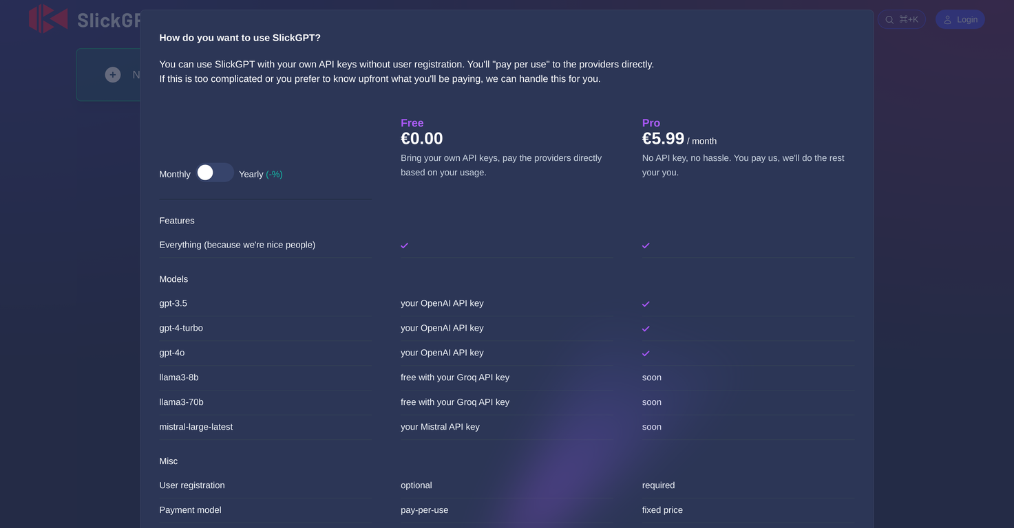 SlickGPT by ShipBit screenshot