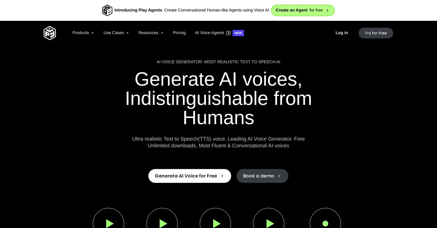 Play.ht screenshot