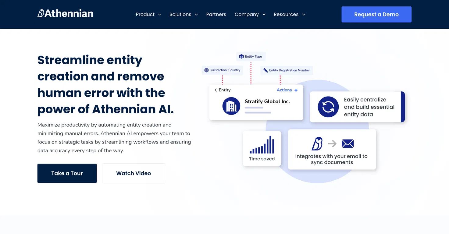 Athennian AI screenshot
