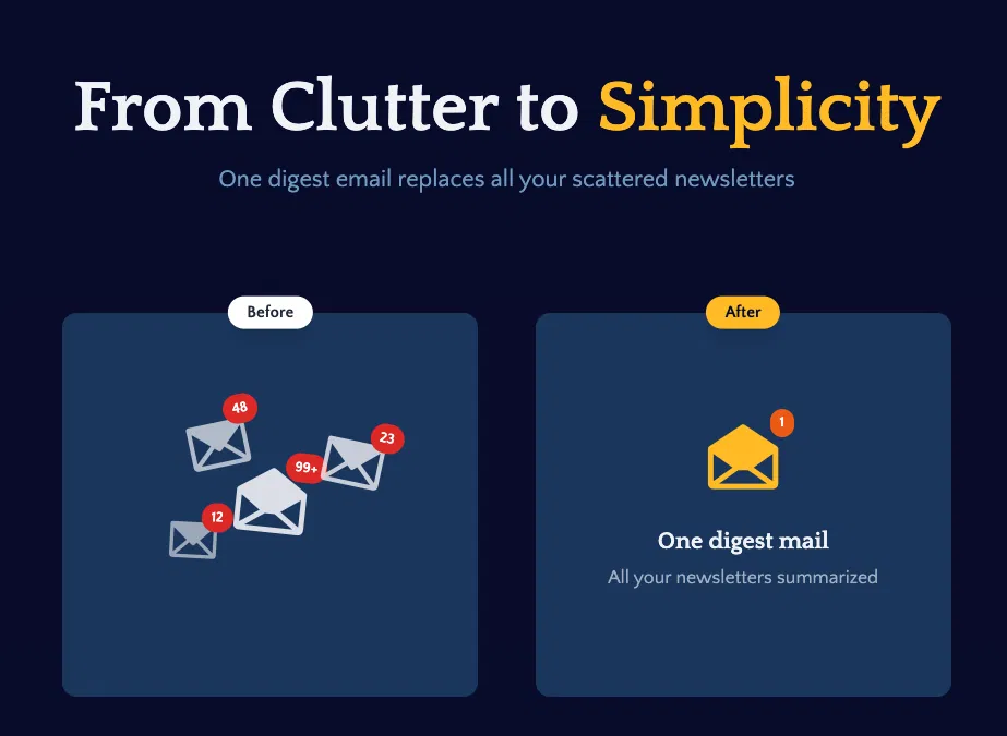 Remy - Newsletter summarizer screenshot