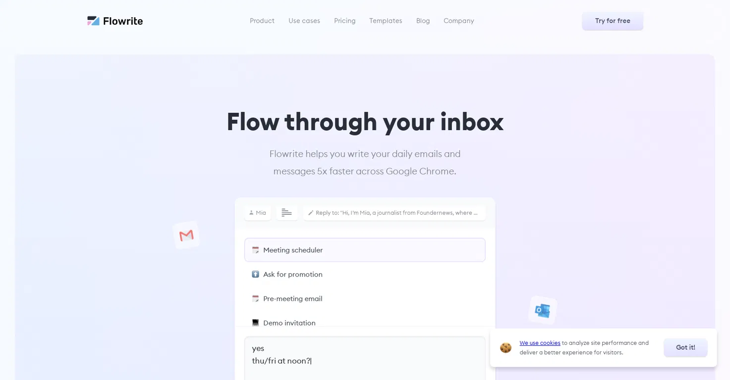 Flowrite screenshot