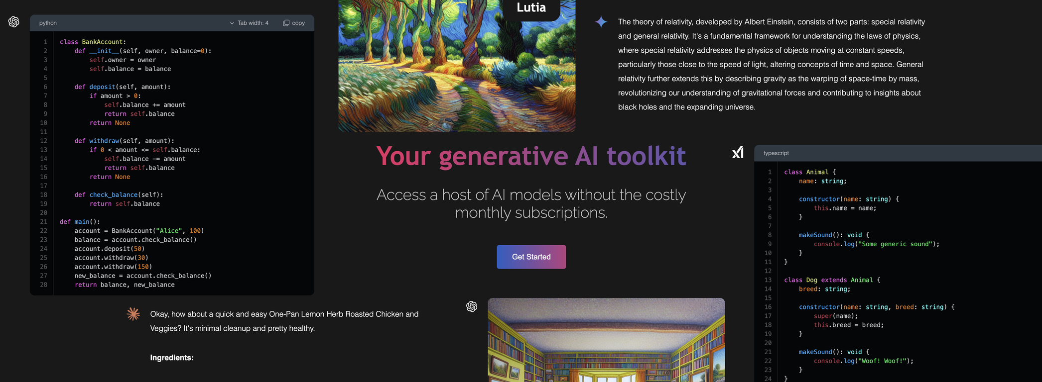 Lutia screenshot