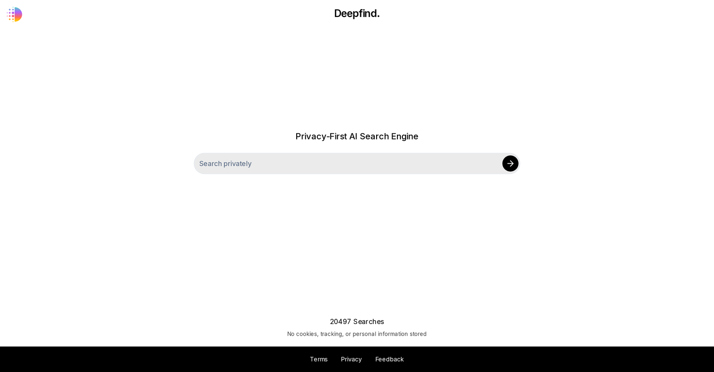 Deepfind screenshot