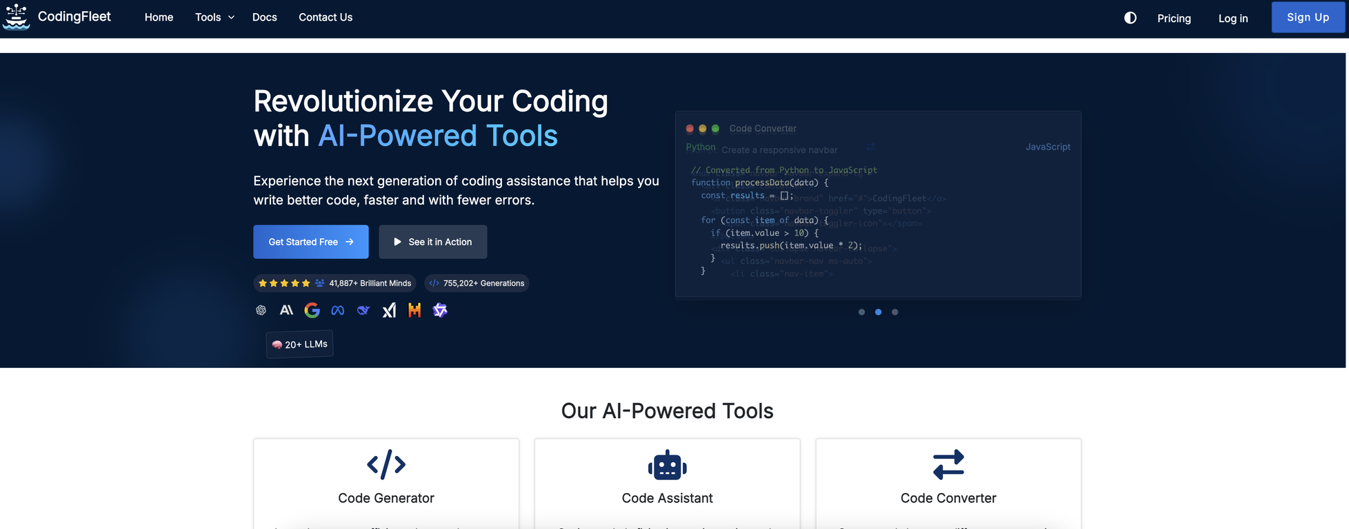 CodingFleet screenshot