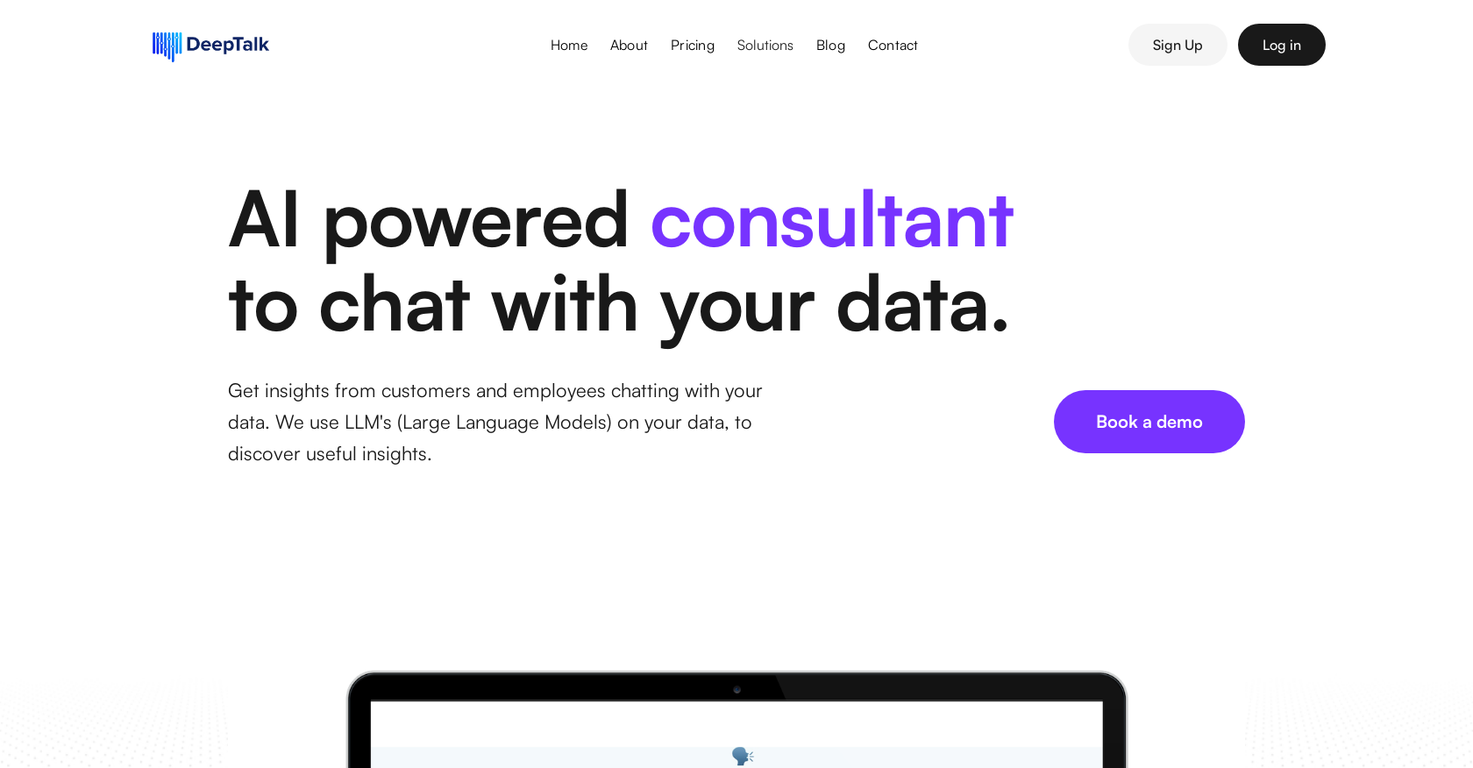 Deep-talk.ai screenshot