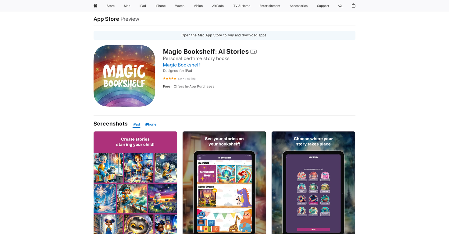 Magic Bookshelf screenshot