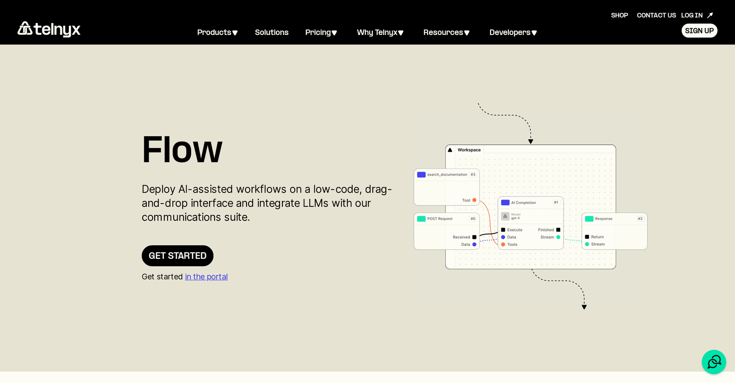 Telnyx Flow screenshot