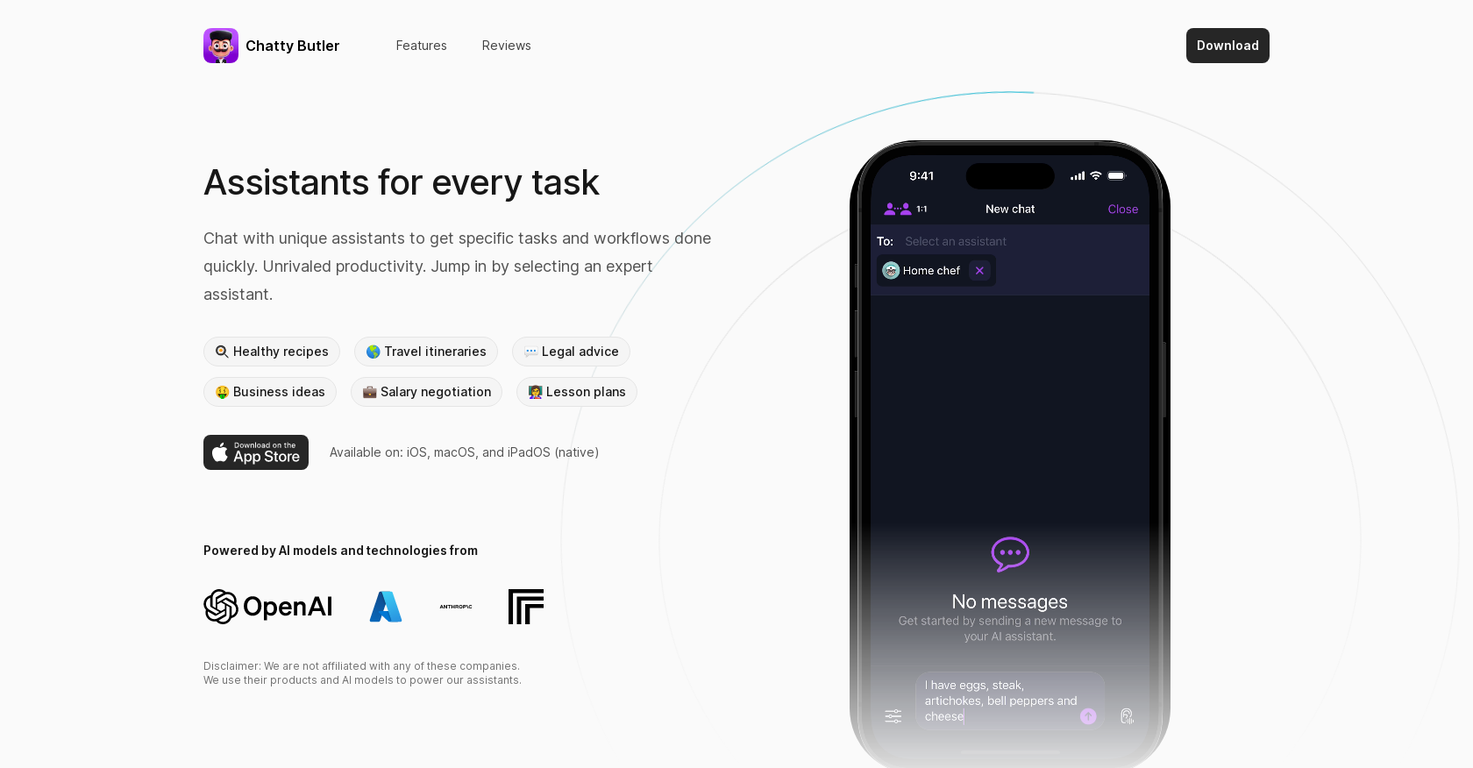 Chatty Butler screenshot
