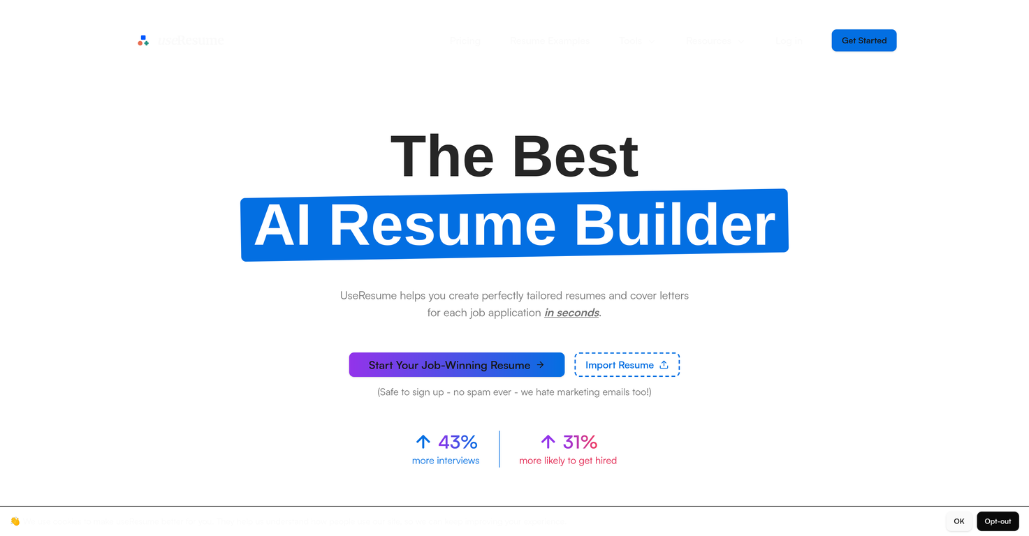 UseResume screenshot
