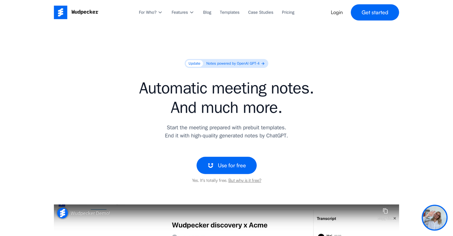Wudpecker screenshot