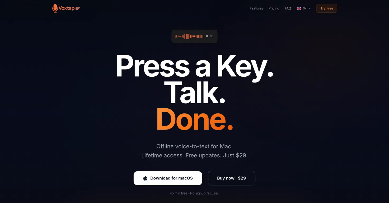 VoxTap screenshot