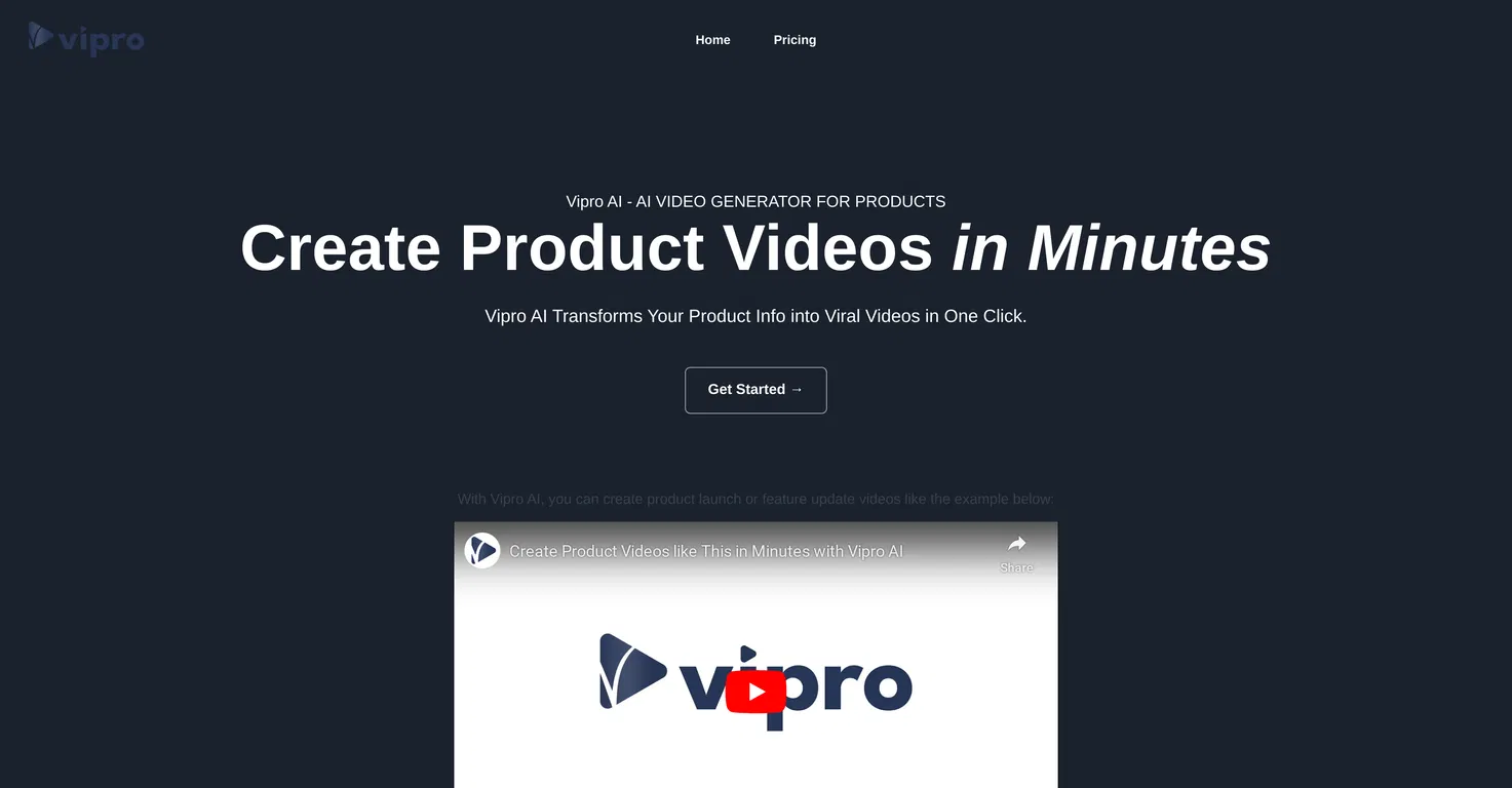 Vipro AI screenshot