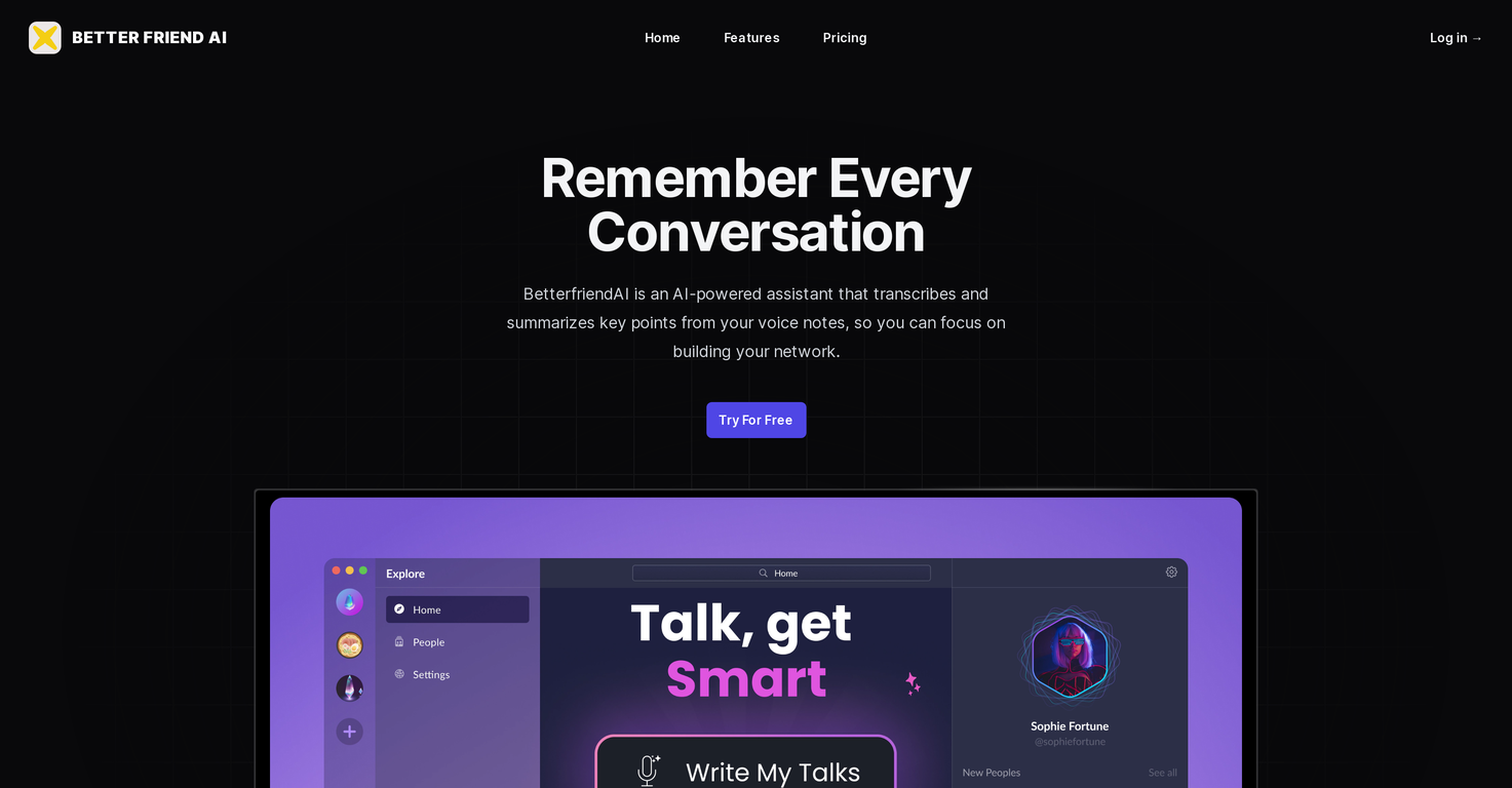 BetterFriendAI screenshot