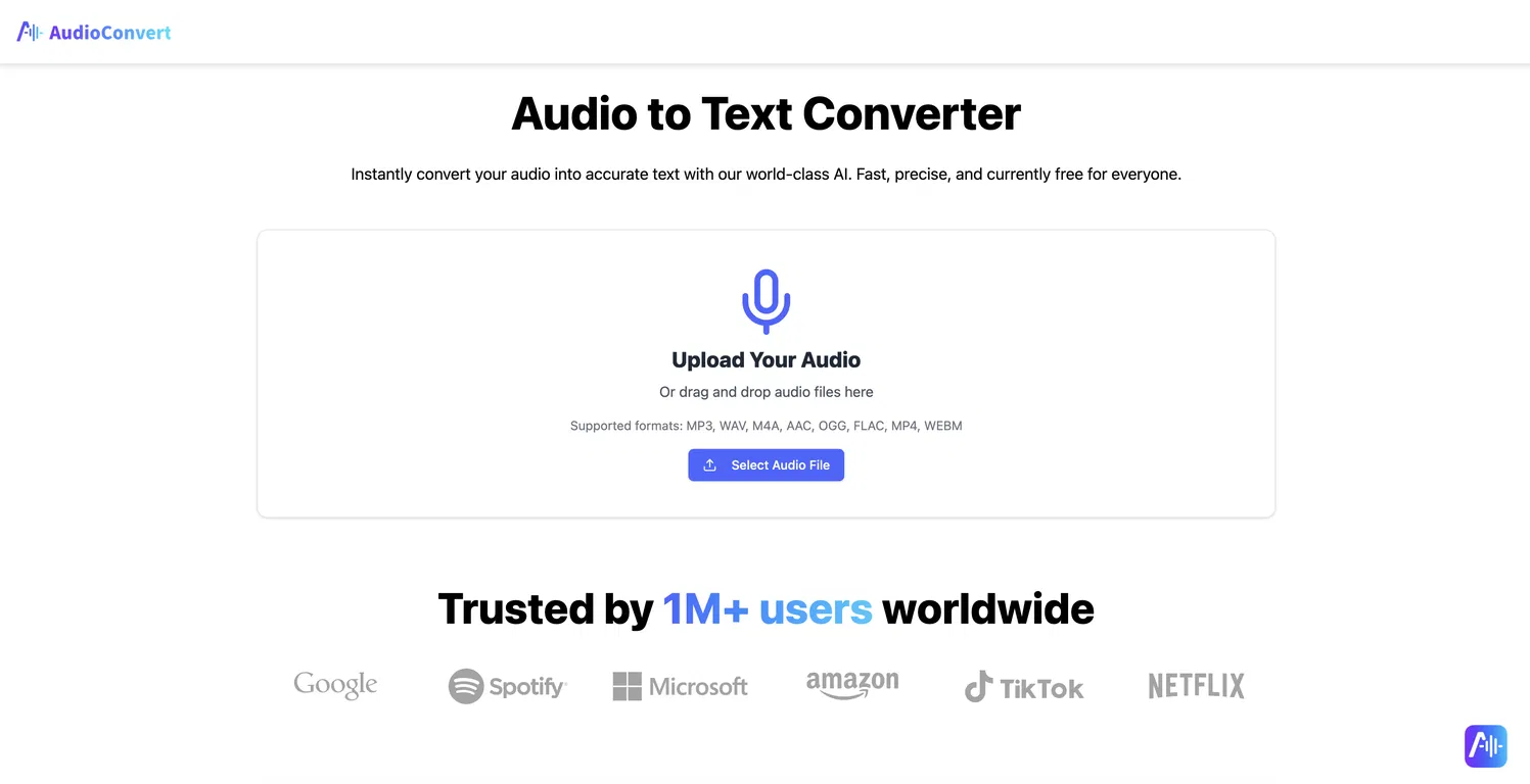 AudioConvert AI screenshot