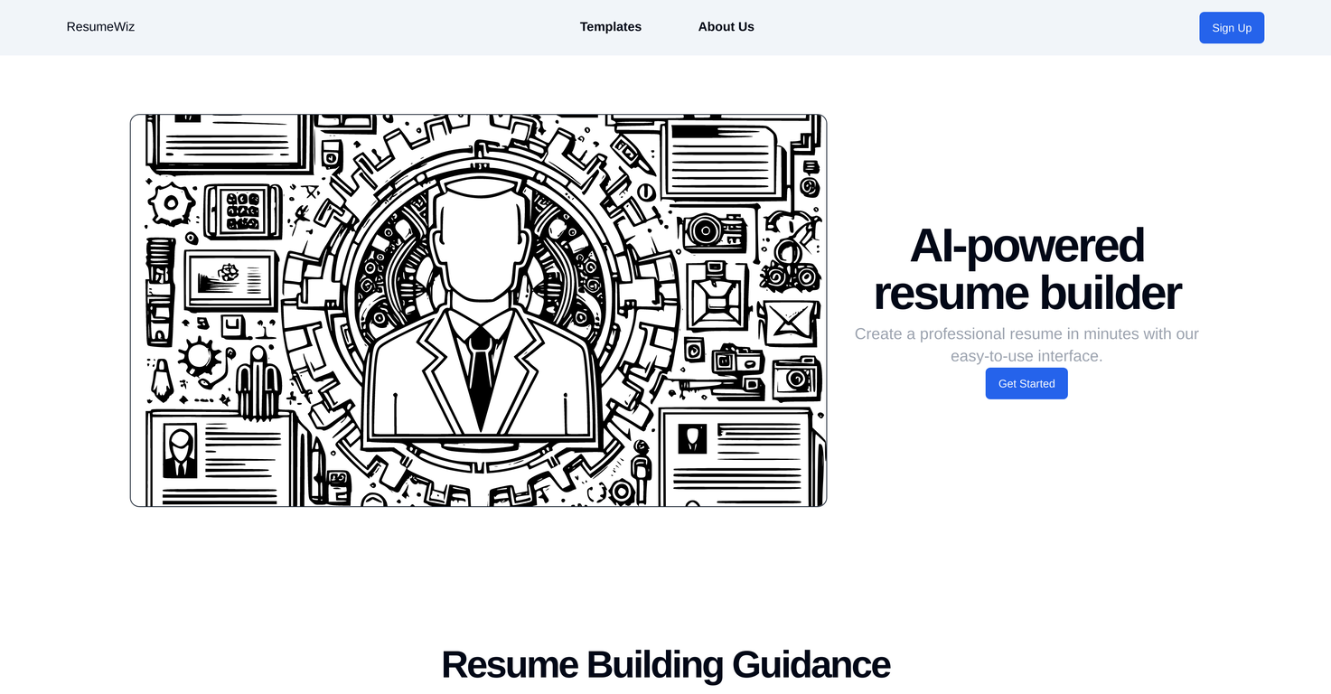 ResumeWiz screenshot
