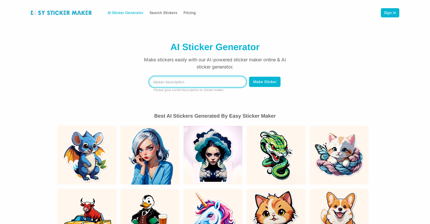 Easy Sticker Maker screenshot