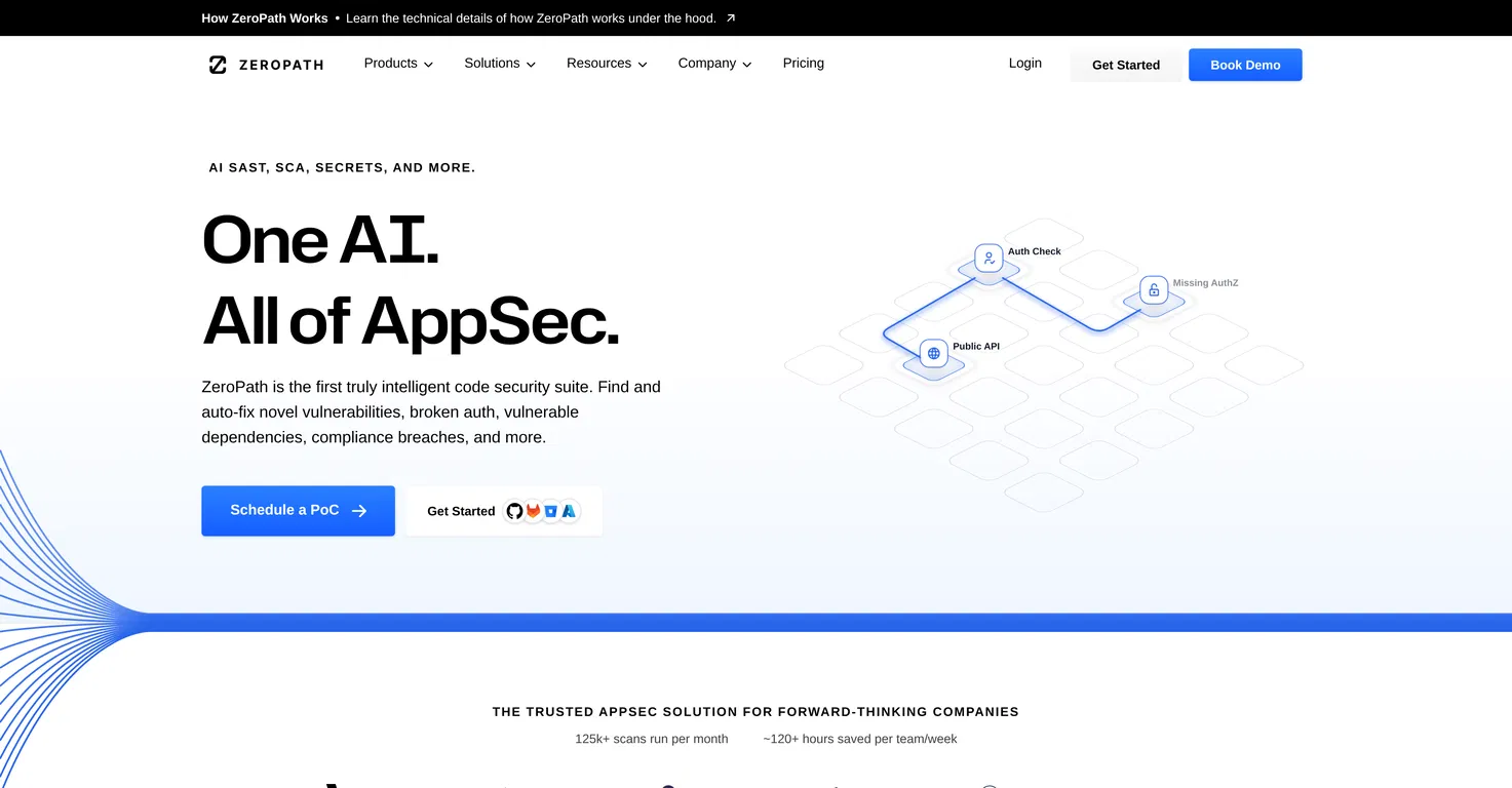ZeroPath screenshot