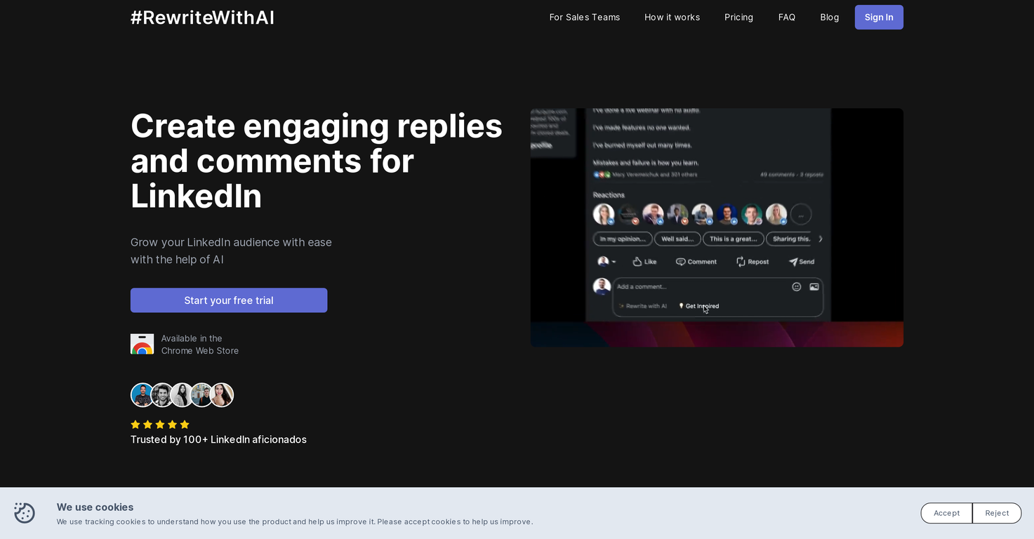 RewriteWithAI screenshot