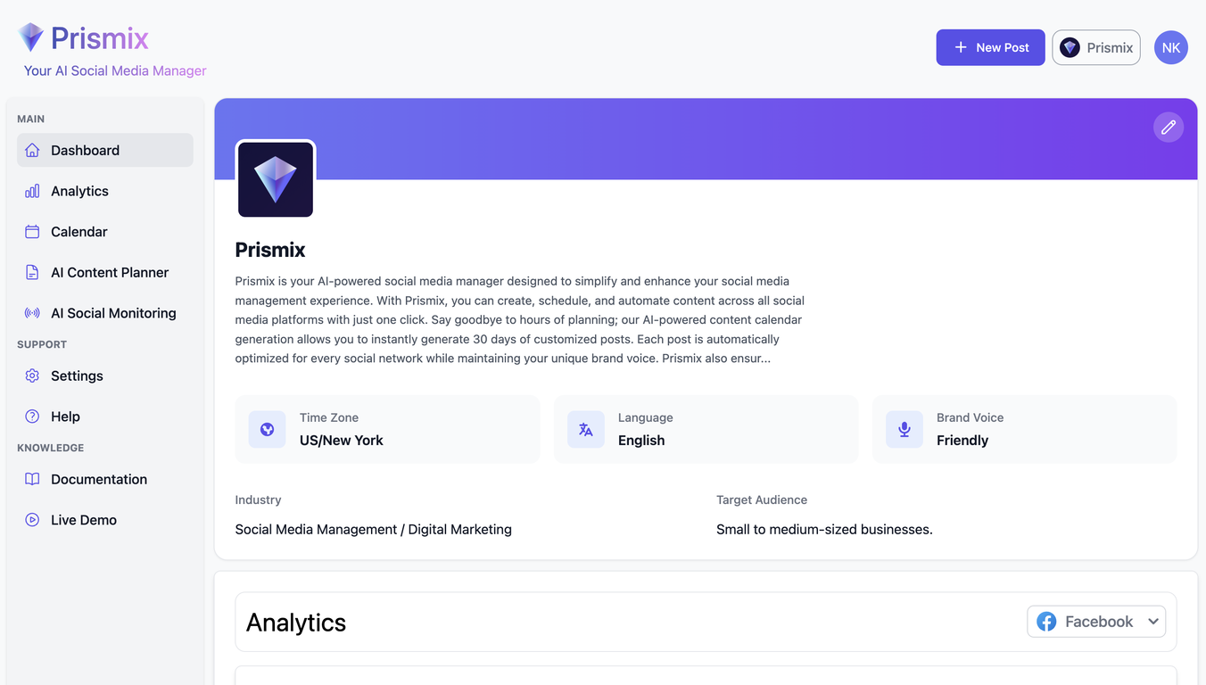 Prismix screenshot