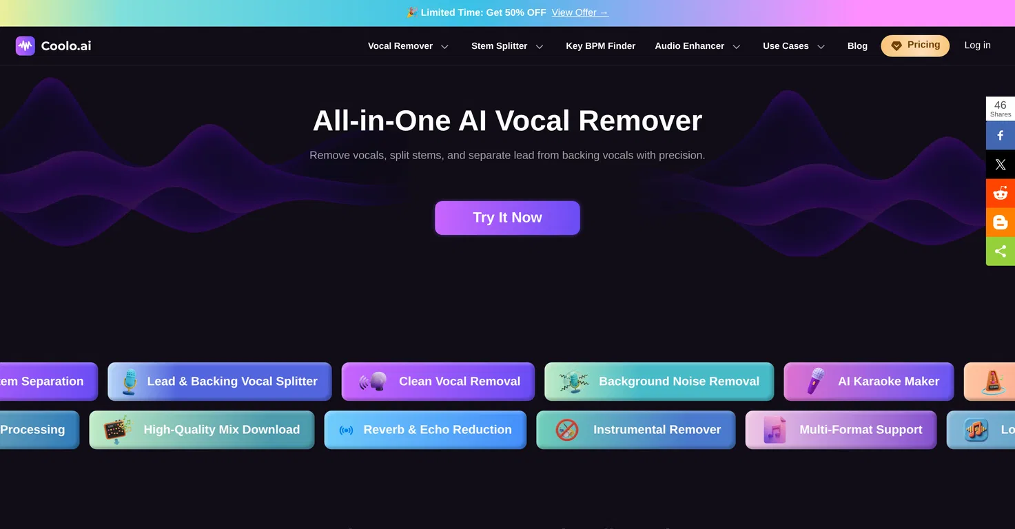 Coolo.ai screenshot