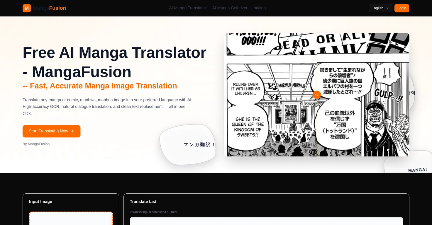 MangaFusion screenshot