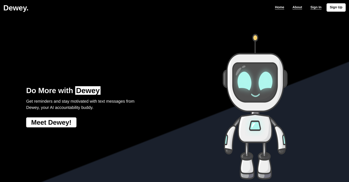 Dewey: Your new accountability buddy screenshot