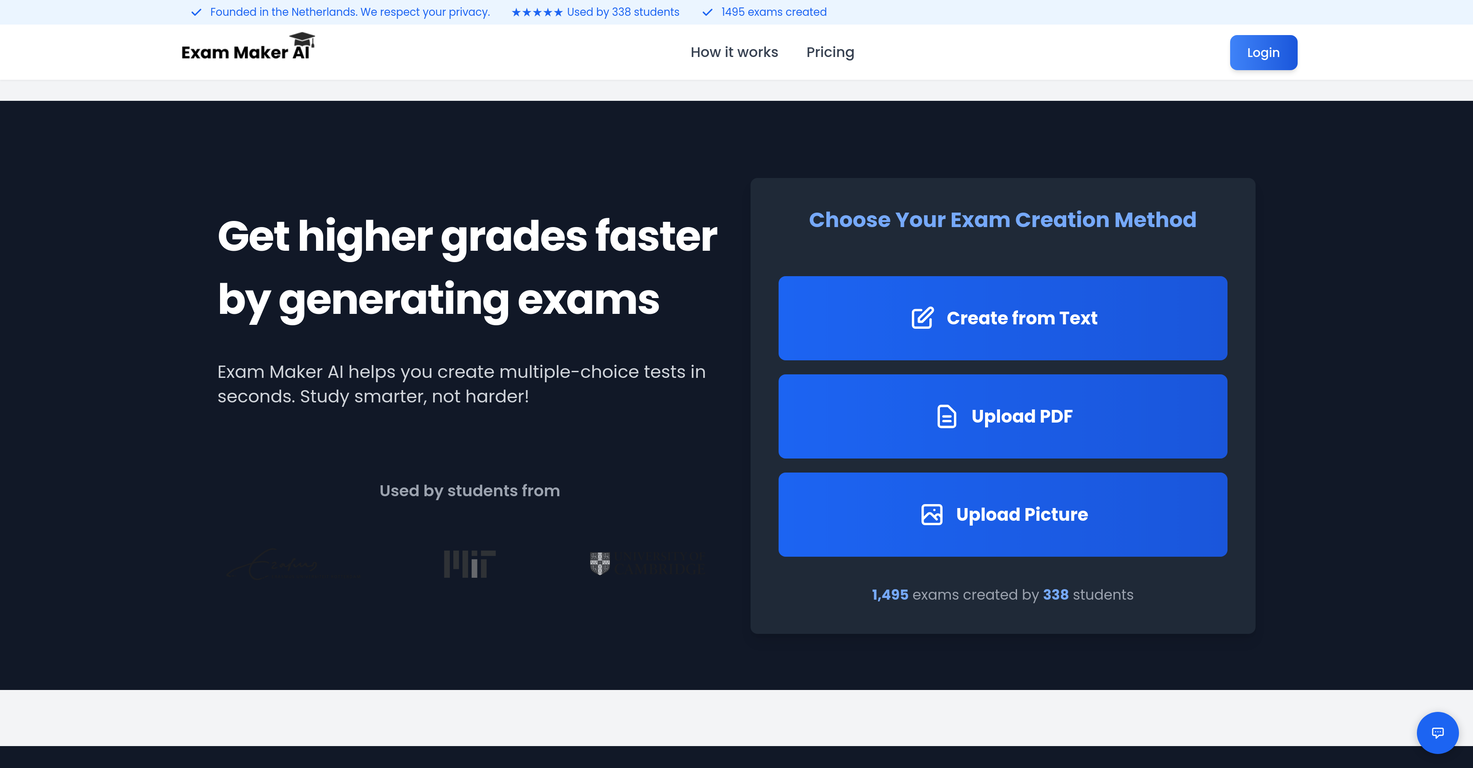 Exam Maker AI screenshot