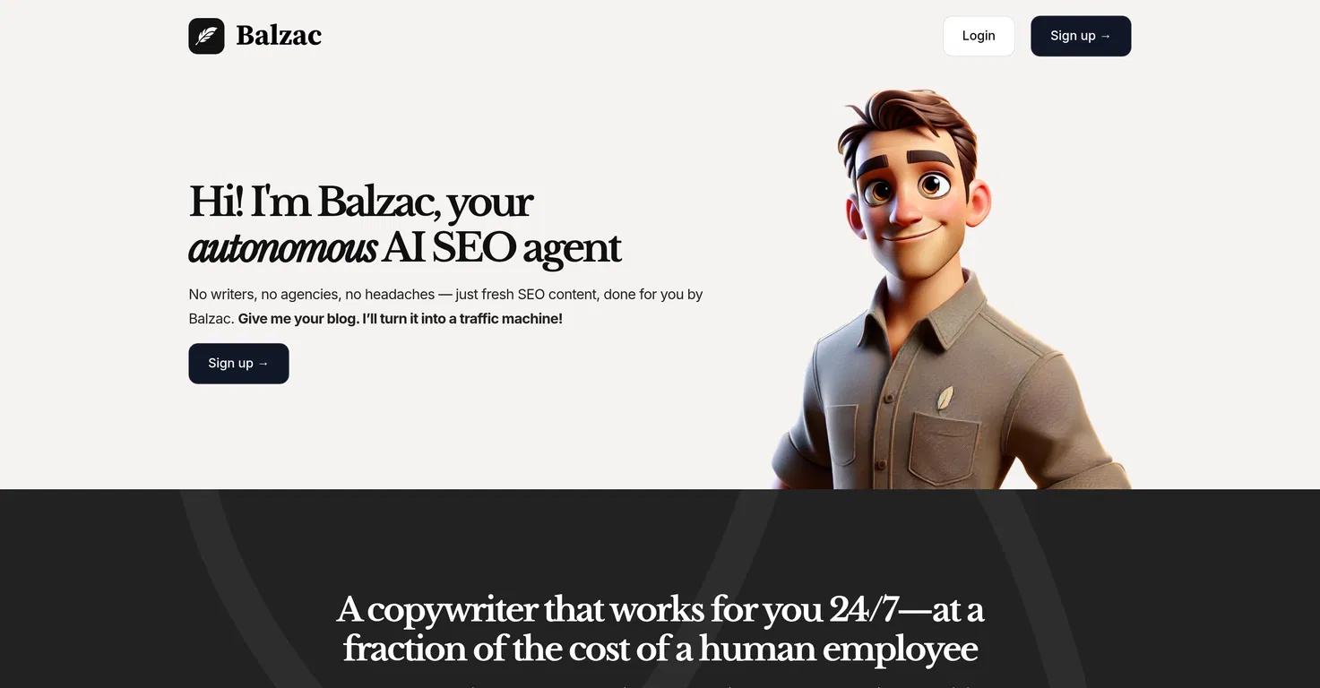 Balzac screenshot