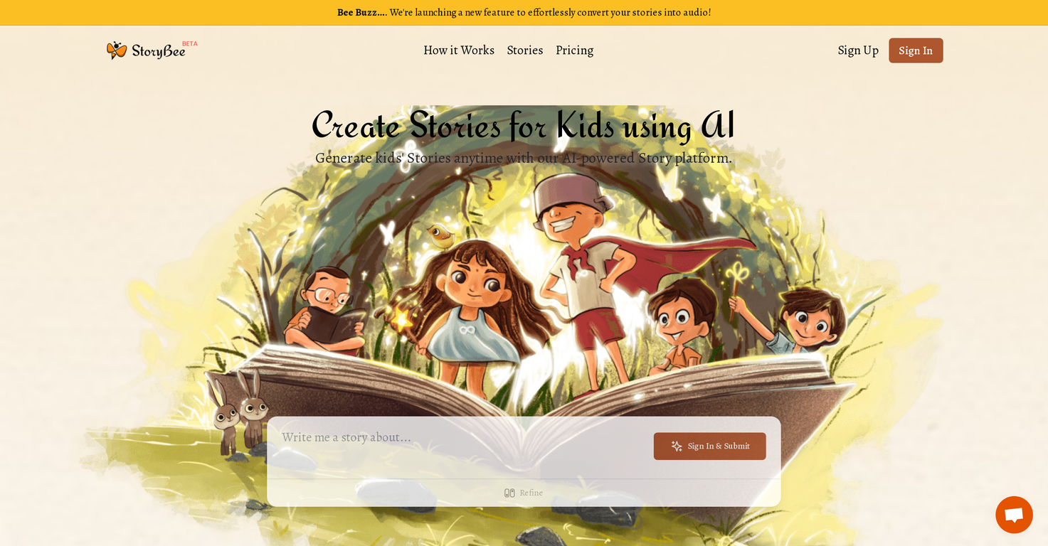 StoryBee screenshot