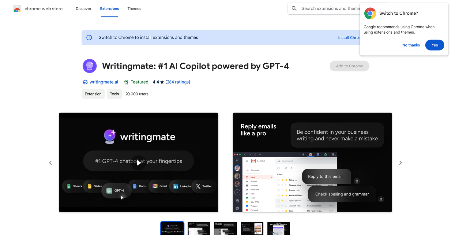 WritingMate screenshot