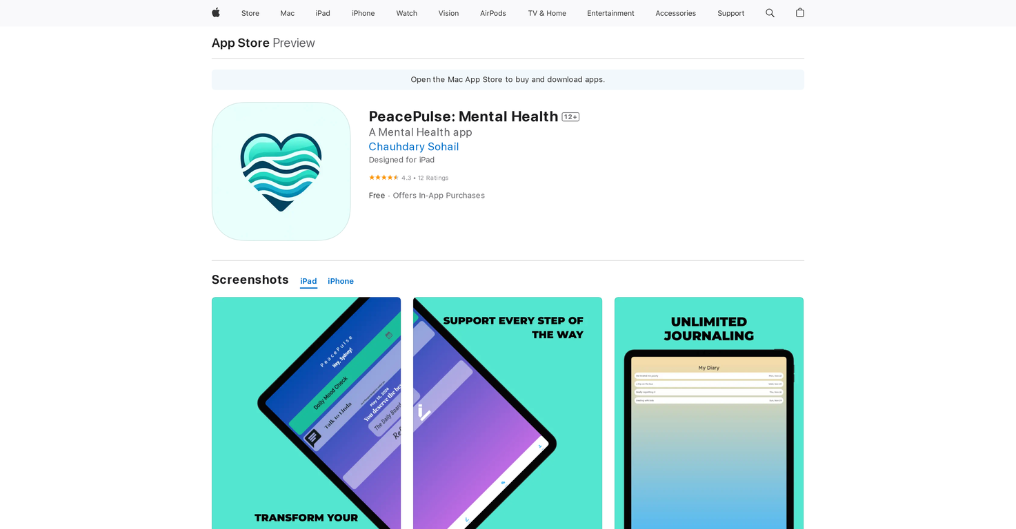 PeacePulse screenshot