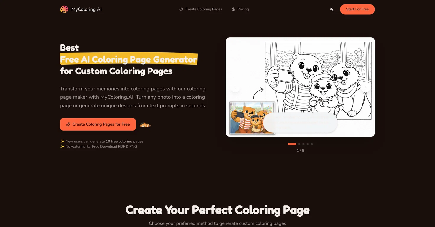 MyColoring.AI screenshot