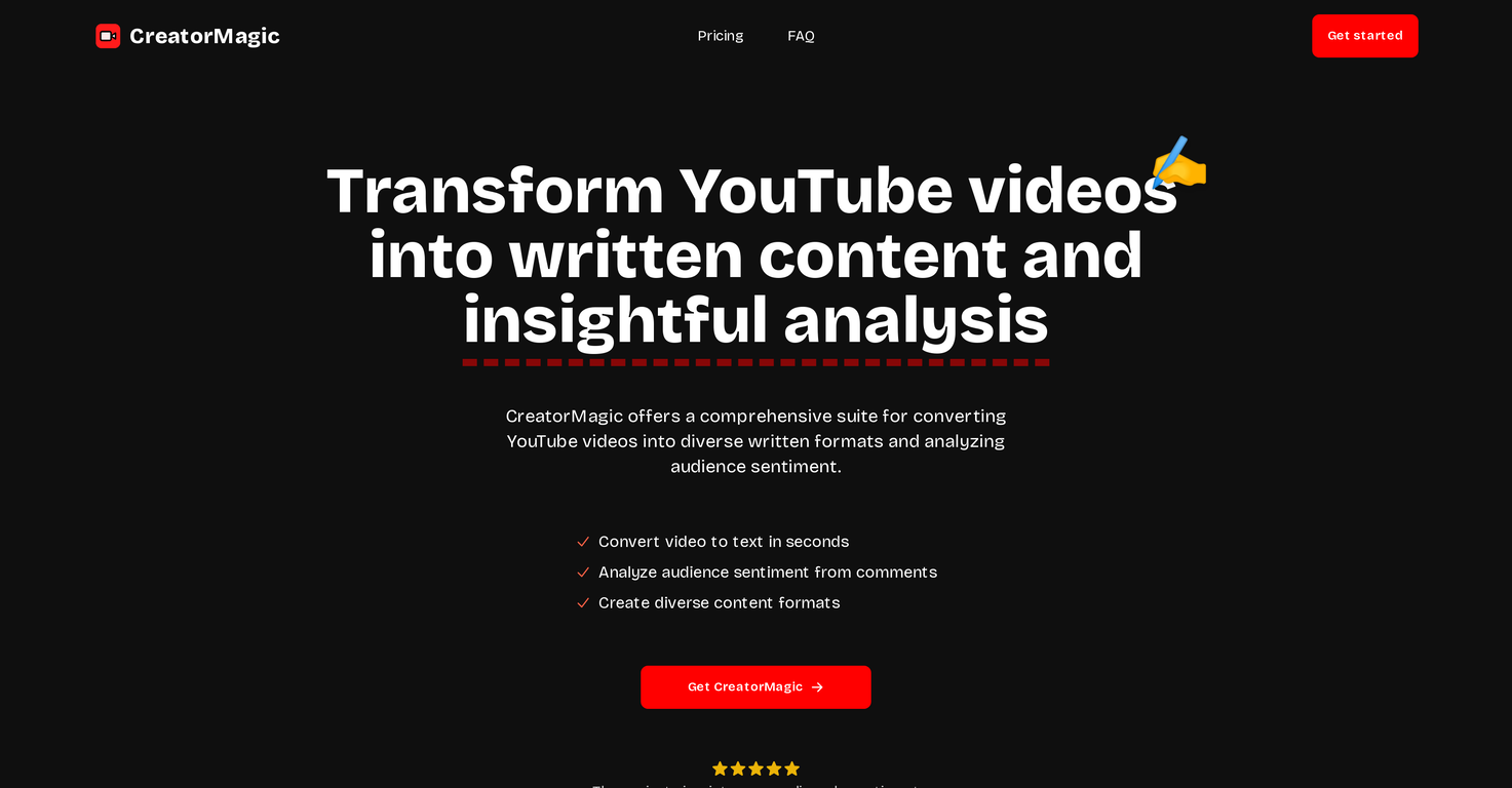 CreatorMagic screenshot