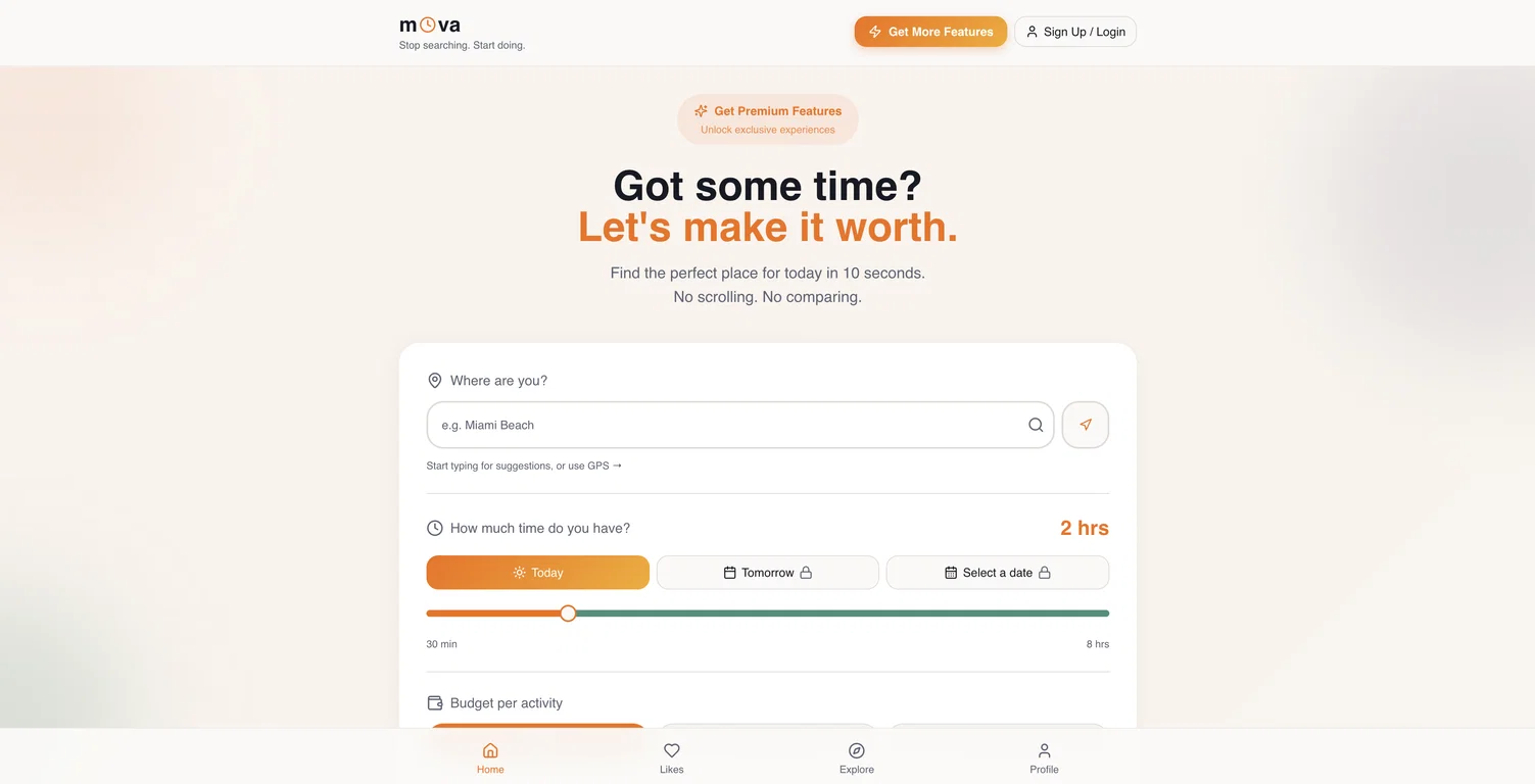 MOVA screenshot
