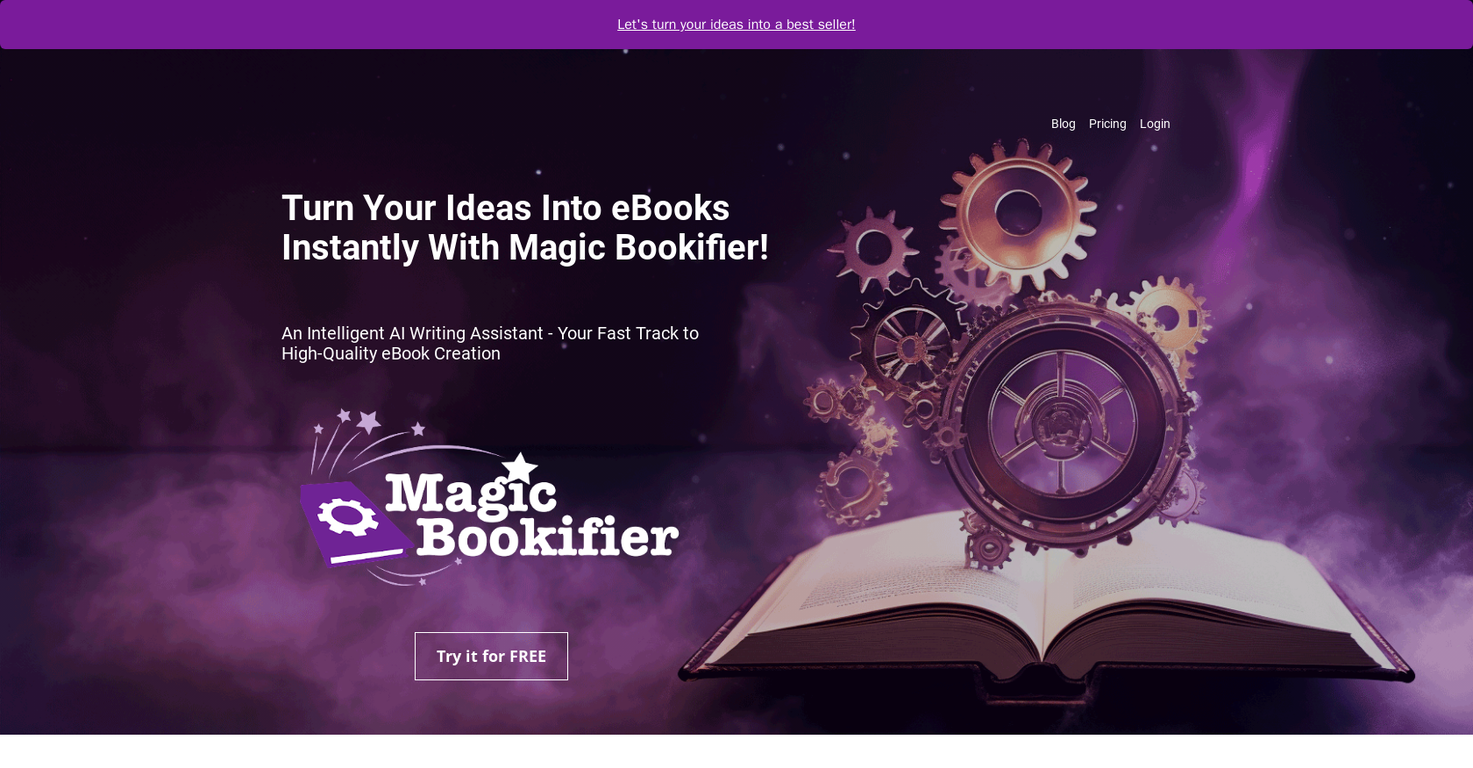 Magic Bookifier screenshot